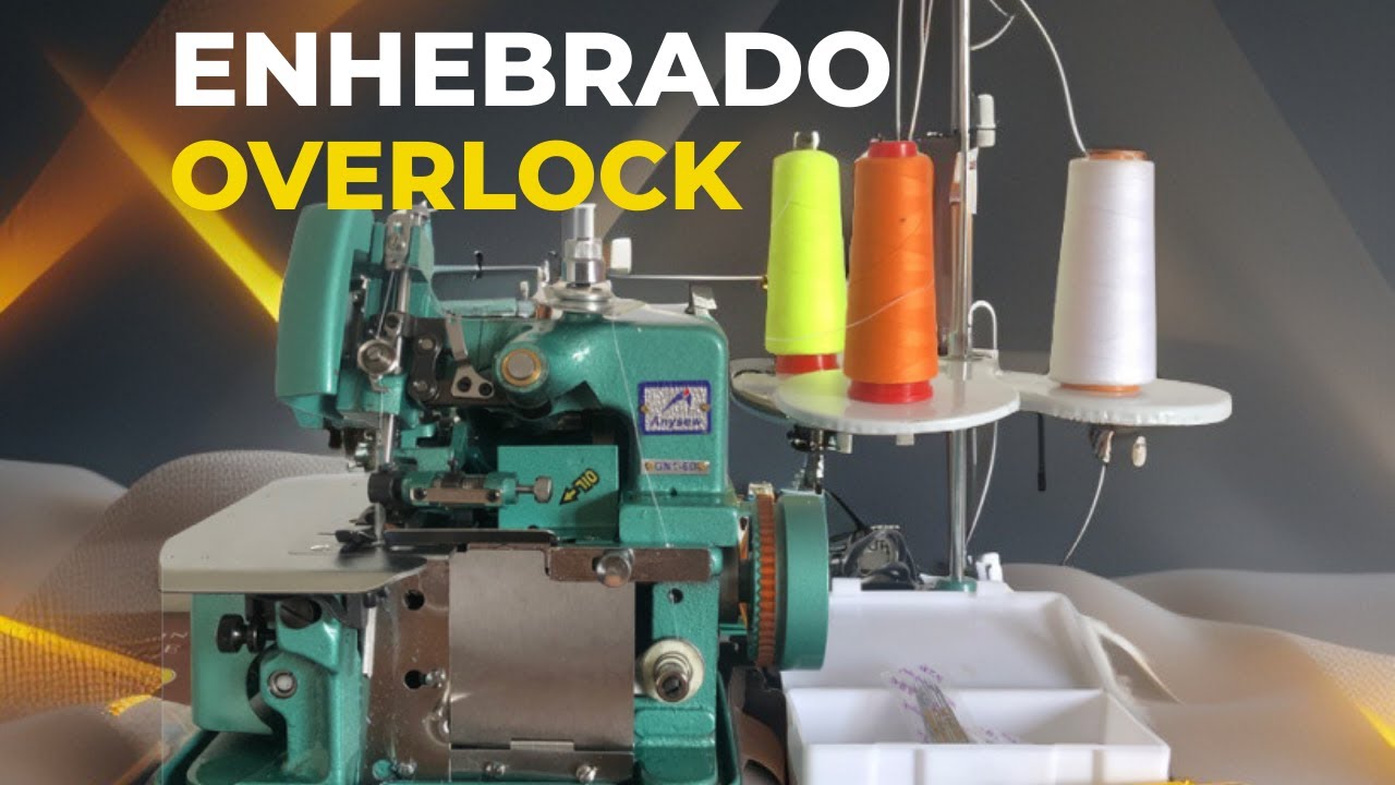 Enhebrado de la Overlock 3 hilos