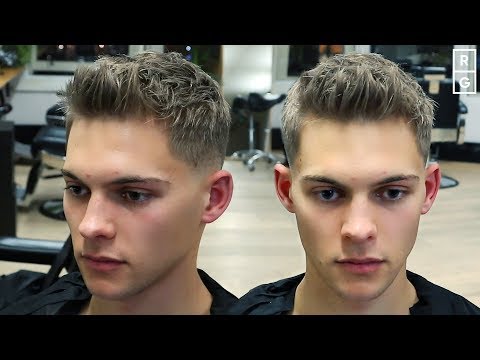 Short Textured Quiff Easy To Style Mens Haircut