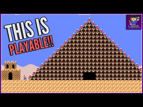 What If You Could Play The Actual LEVEL UP Mario Levels???