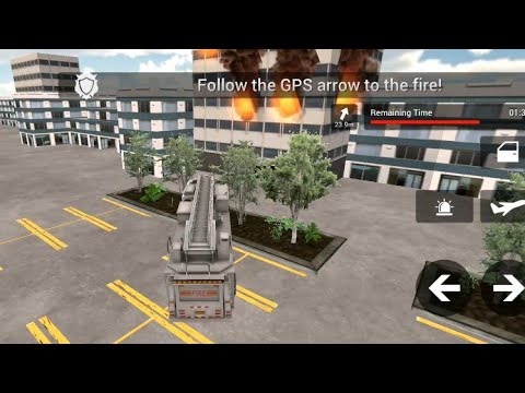 Flying Firefighter Truck | Real fire truck driving simulator | Fire fighting | Android  gameplay #3