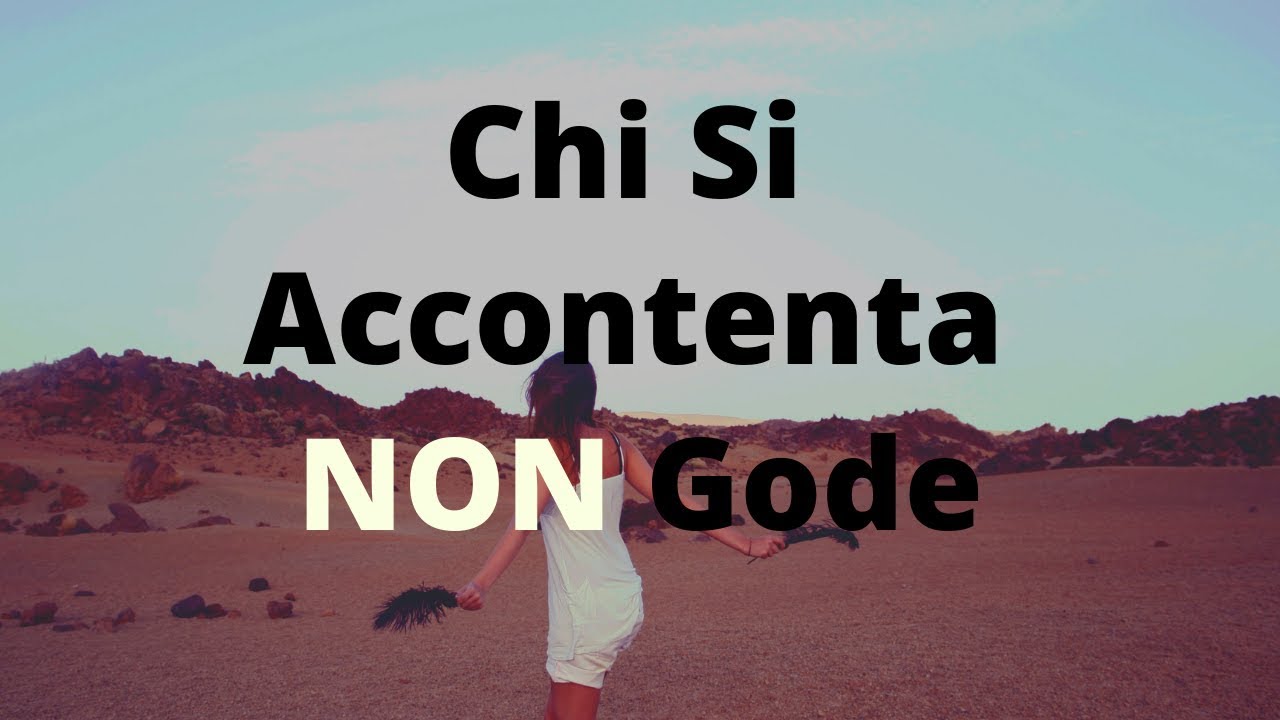 Watch Now Chi si Accontenta Gode è una Cazzata! Chi si Accontenta Gode è una Cazzata!
