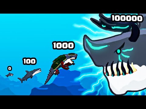 Mutating a Shark in a MAX LEVEL KAIJU