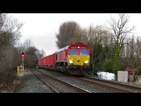DB Cargo Class 66 No. 66165 on 6P55 Ashburys S.S - Dowlow Briggs Sdgs on 08.02.2020 - HD