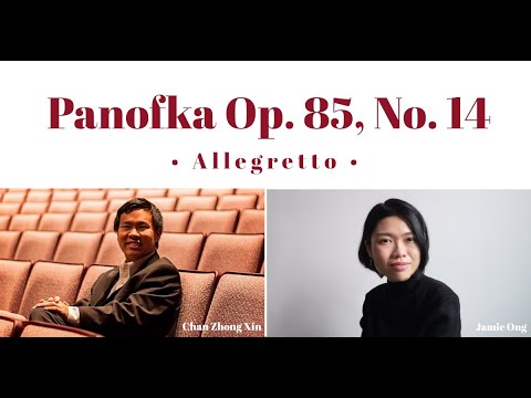 Panofka Op  85, No. 14 | Sop - Jamie Ong, Collab. Pianist - Chan Zhong Xin