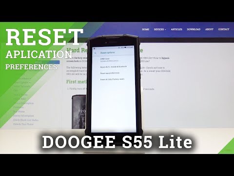 How to Restore Default App Settings in DOOGEE S55 Lite - Reset App Preferences