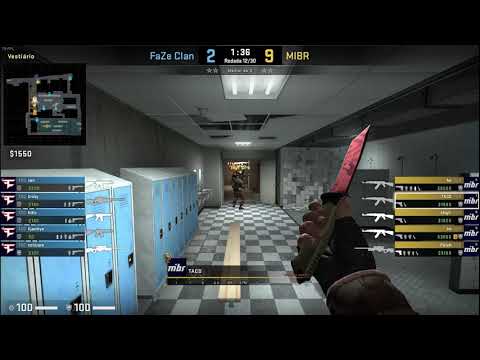 Pov TACO (14/17) CS GO DEMO - TRAIN - 16 MIBR VS 8 FAZE (ESL One Cologne 21/08/2020)