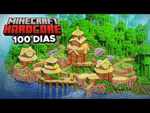 I SURVIVED 100 DAYS IN THE JUNGLE in Minecraft Hardcore