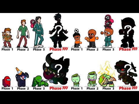 FNF comparison Battle - ALL Phases of fnf Characters Friday Night Funkin Animation COMPLETEEDITION#2
