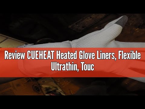 Review CUEHEAT Heated Glove Liners, Flexible Ultrathin, Touchscreen Compatible, Rechargeable Battery
