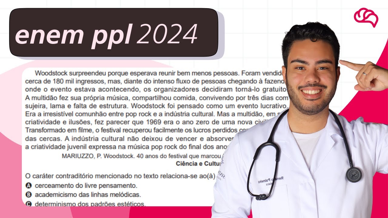 Resolução em Vídeo — Questão 50 ENEM 2024 PPL