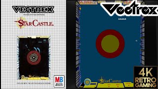 Star Castle Vectrex 4k Gameplay