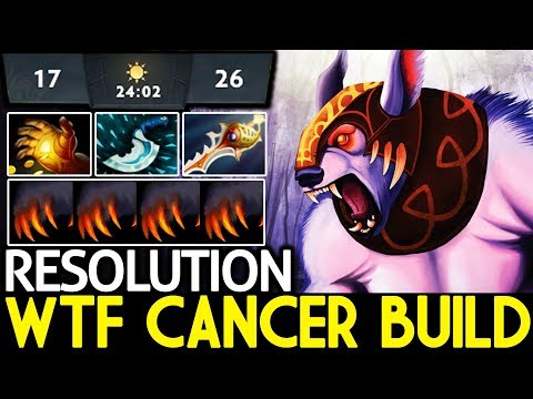 Resolution [Ursa] Brutal Damage Rapier WTF Cancer Build 7.21 Dota 2
