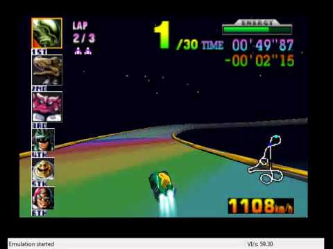 F-Zero X Expansion Kit Master Class 1st Place Rainbow Road