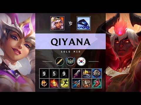Qiyana Mid vs Xerath - KR Challenger Patch 25.S1.2