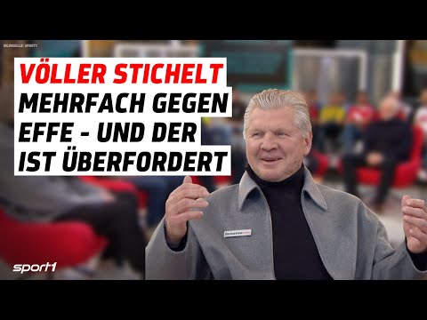 Nach Völlers Spitze kann Effe nur den Kopf schütteln | SPORT1 DOPPELPASS