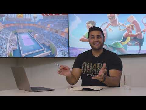 Behind the scenes: Tennis Clash (part II) - YouTube