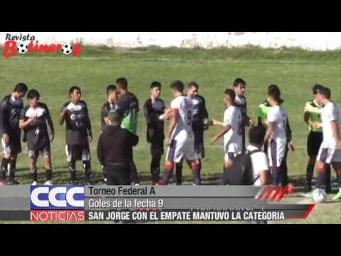 Torneo Federal A   Goles de la fecha 9