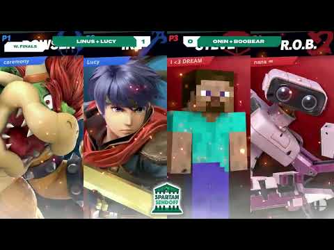 Spartan Sendoff dWF: Linus + Lucy (Bowser/Ike) vs Onin + Boobear (Steve/ROB)