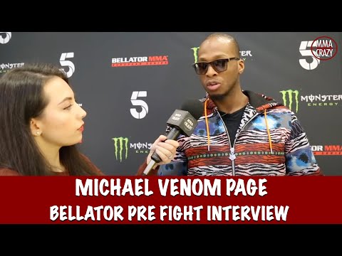 Michael 'Venom' Page calls a passing by Paul Daley a P***y mid interview