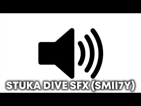 (LOUD) WW2 Stuka Dive Sound Effect (SMII7Y)
