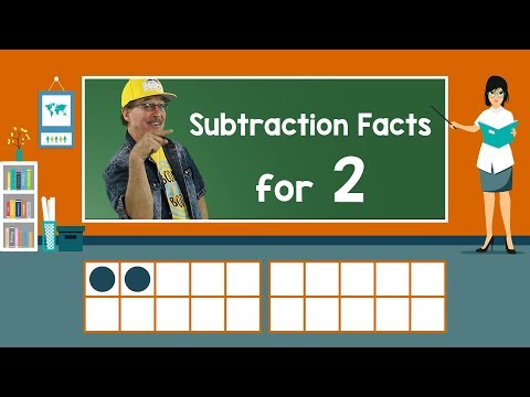 Practice Our Subtraction Facts for 2 | Subtraction Song | Math Song for Kids | Jack Hartmann