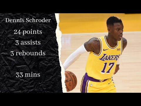 Dennis Schroder 24 points and 3 assists in Game 2 vs Phoenix Suns