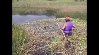 preview picture of video 'Barra do Turvo - Doan limpando o lago'