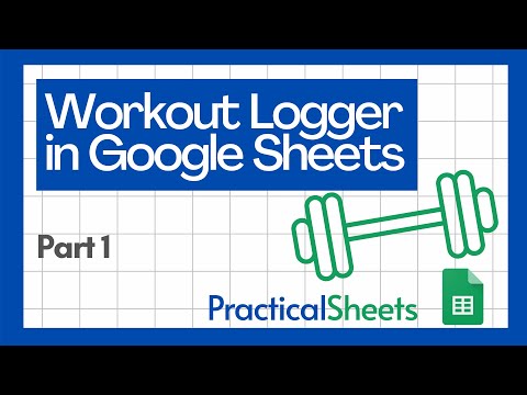 Enhance Your Workout Logger in Google SHEETS with an Input Form 