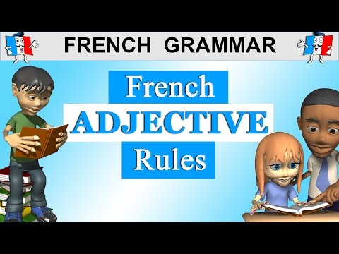 LEARN FRENCH GRAMMAR - ADJECTIVE RULES - QUALIFYING ADJECTIVES