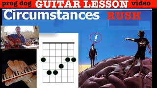 RUSH "Circumstances" GUITAR LESSON [Hemispheres]