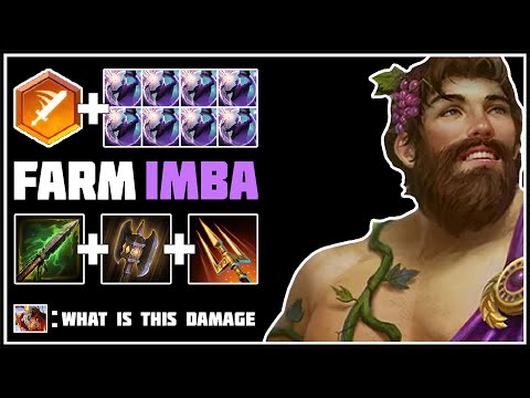 Bacchus jungle - insane farm snowball || Smite 2 conquest gameplay