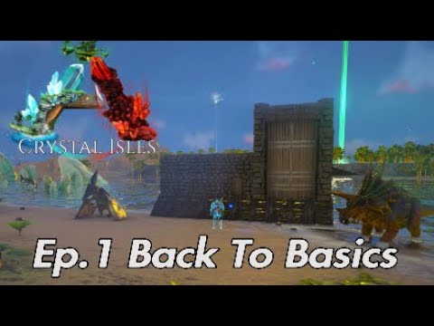 Crystal Isles Let's Play Ep.1 Ark Survival Evolved