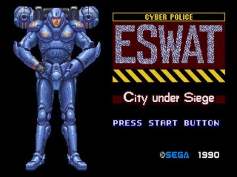 ESWAT City Under Siege Review for the SEGA Mega Drive by John Gage