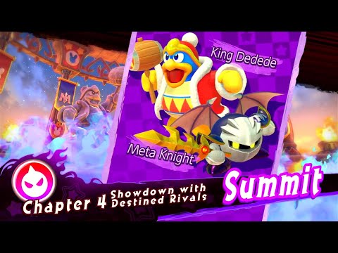 Kirby Fighters 2 - Boss 8 (King Dedede & Meta Knight) Final Boss & Ending