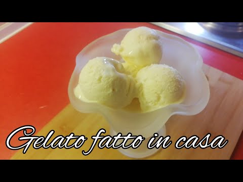 Gelato fatto in Casa senza Gelatiera. Gelato alla crema , che bontà. @ChefJasonznc