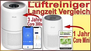 Levoit Luftreiniger Vergleichstest - 3 Jahre Core 300s & 1 Jahr Core Mini Erfahrungen Allergie Test