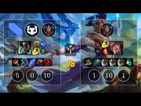 DRX BigShot Karma vs Sett Sup - KR GrandMaster Patch 10.11