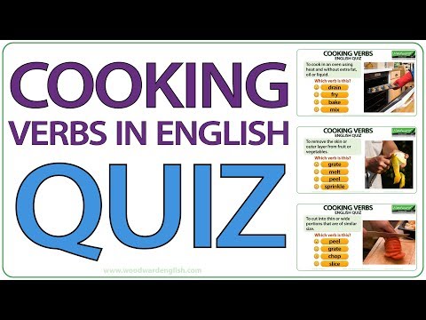 Cooking Verbs in English QUIZ | Learn English Vocabulary about Cooking | English for the Kitchen