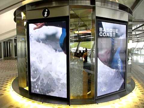 Oficina de Turismo Tecnológico no Aeroporto de Bilbao