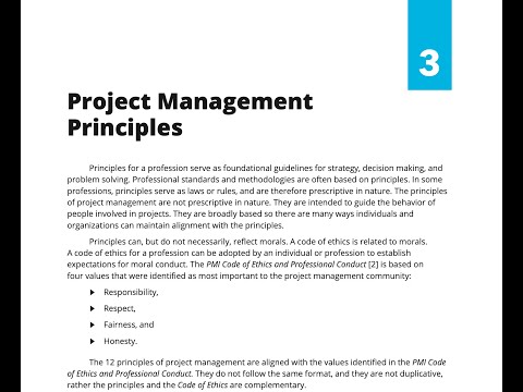 27- SECTION 3 - PROJECT MANAGEMENT PRINCIPLES (STANDARD)