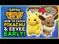 How to Catch Pikachu & Eevee EARLY in Pokemon Scarlet and Violet