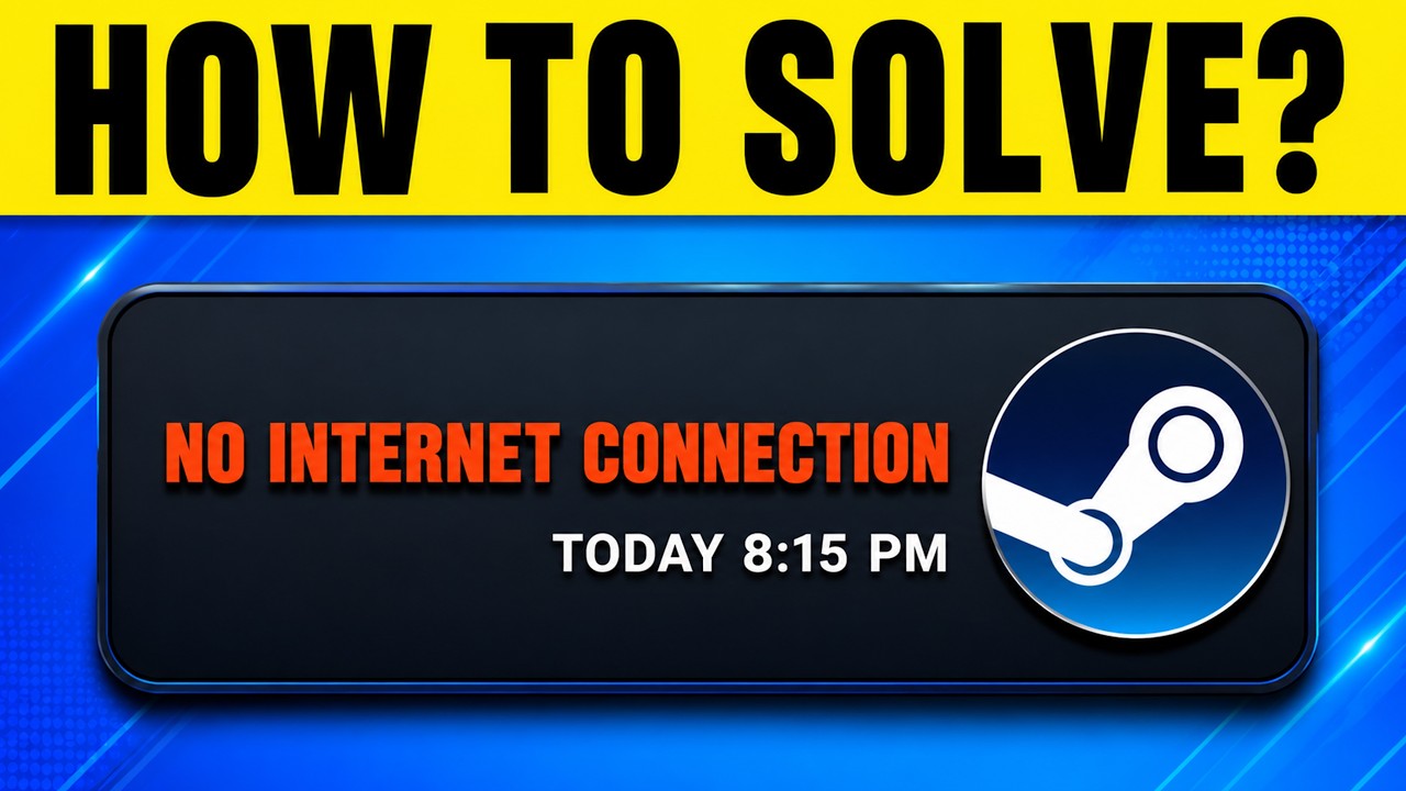 How To Fix SteamTools No Internet Connection Error🎮🔥