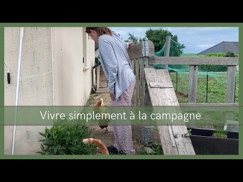 Vivre simplement à la campagne | Une journée chez nous | Cuisine, Potager, Courses, Slowliving