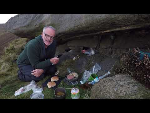 Bivvying Under a Rock on Kinder Scout
