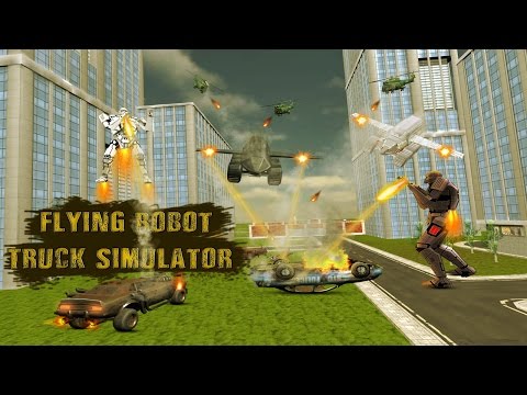 Flying Robot Truck Simulator Video