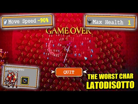 I Won As WORST Character On The HARDEST Map in Vampire Survivors