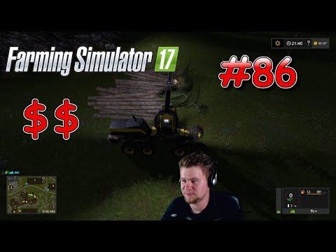 LS 17 [E86] Waldarbeiten mitten in der Nacht mit dem Ponsse Skorpion King