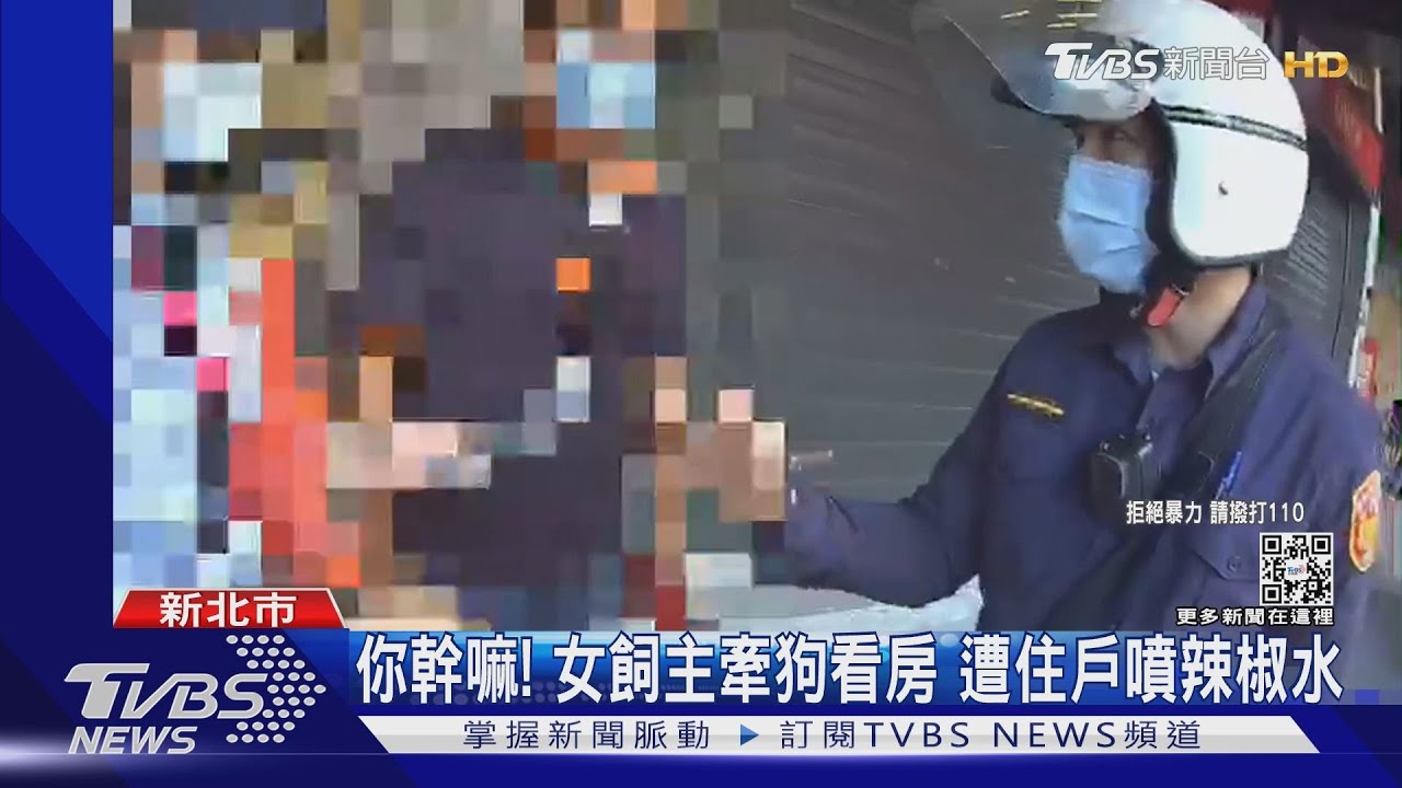 你幹嘛！女飼主牽狗看房　遭住戶噴辣椒水