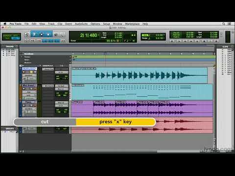Pro Tools Tutorial - Editing and arranging clips