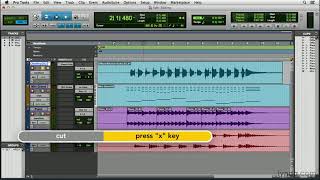 Pro Tools 11 tutorial: Editing and arranging clips | lynda.com